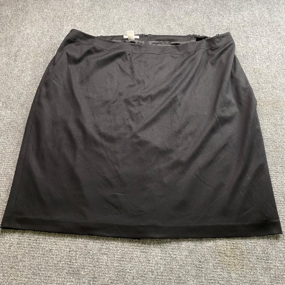 John Meyer Of Norwich‎ Skirt Women's 30W Black Elastic Stretch Bands Officewear